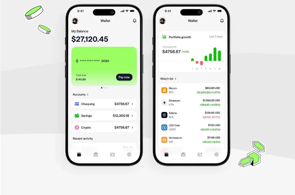 Crypto Wallet & Finance App