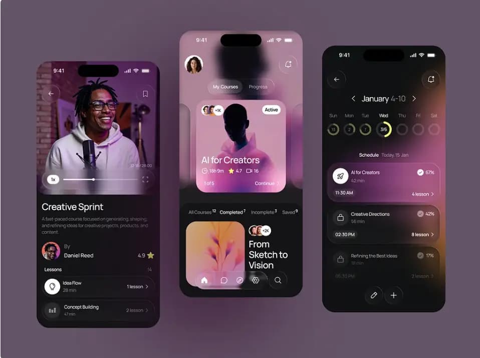 Creative Sprint Education App