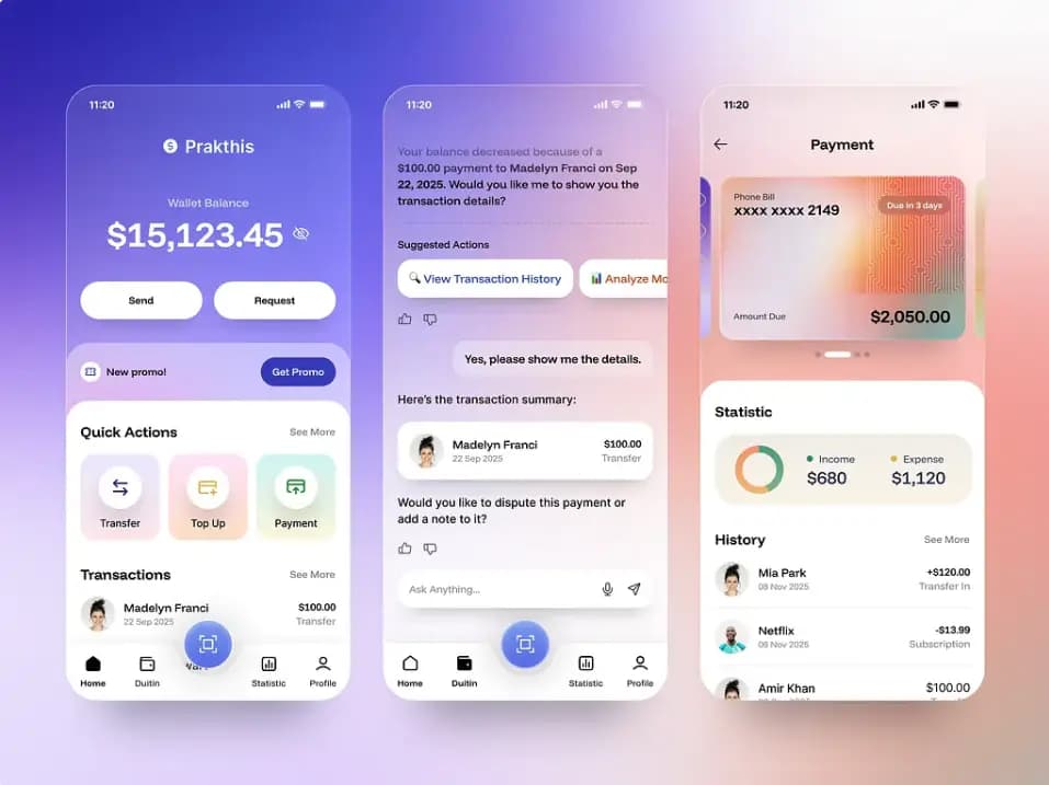 Prakthis AI Fintech App
