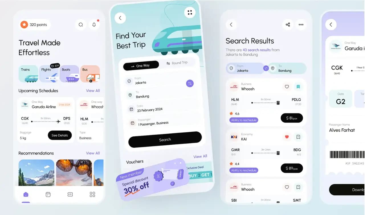 Travel Booking Mobile App